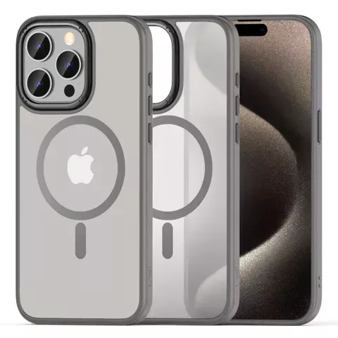 Etui Magmat ”2” Magsafe do Apple iPhone 15 Pro Max Matte Titanium