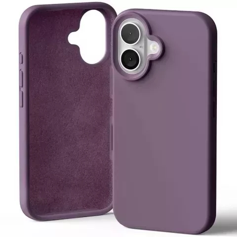 Etui Mercury Silicone do iPhone 16 6,1" Fioletowy