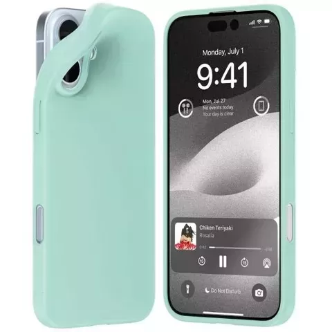 Etui Mercury Soft do iPhone 16 Plus 6.7" Miętowy