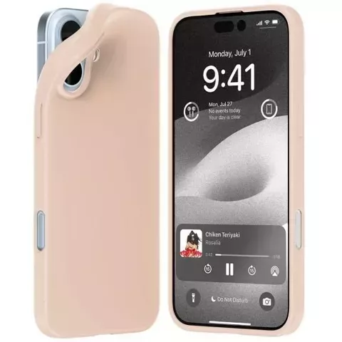 Etui Mercury Soft iPhone 16 Plus 6.7" Piaskowy róż