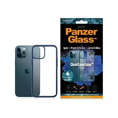Etui PanzerGlass ClearCase do iPhone 12 Pro Max True Blue AB