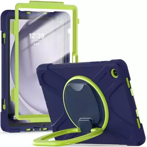 Etui X-Armor do Samsung Galaxy Tab A9+ Plus 11.0 X210 / X215 / X216 Navy Lime