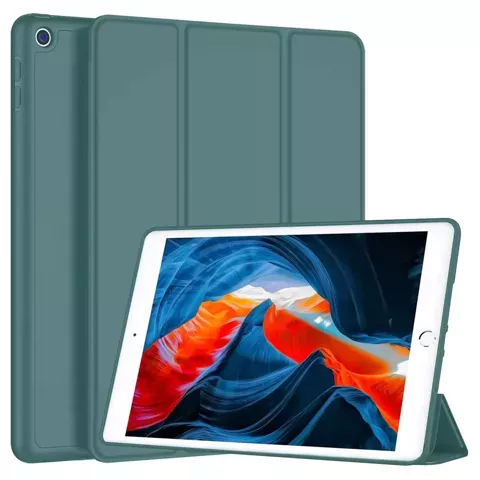 Etui do Apple iPad 10.2 9 gen 8/7 2021/2020/2019 Smart Pencil Case Alogy TPU obudowa na tablet Zielone