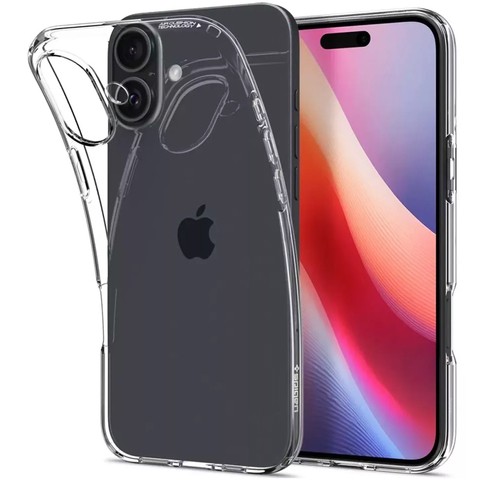 Etui do iPhone 16 Spigen Liquid Crystal obudowa ochronna case na telefon Crystal Clear