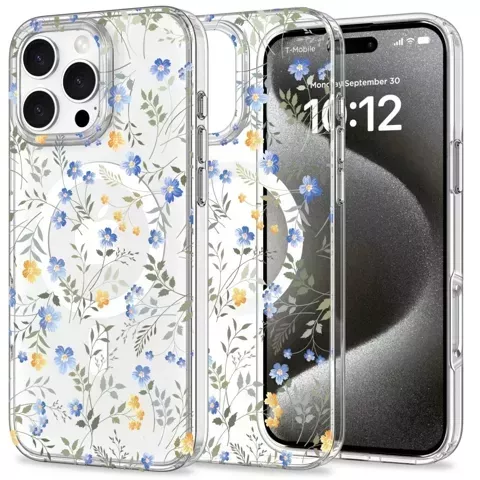 Etui do iPhone MagMood MagSafe iPhone 16 Pro Max Spring Flowers 