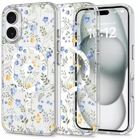 Etui do iPhone MagMood MagSafe iPhone 16 Spring Flowers 