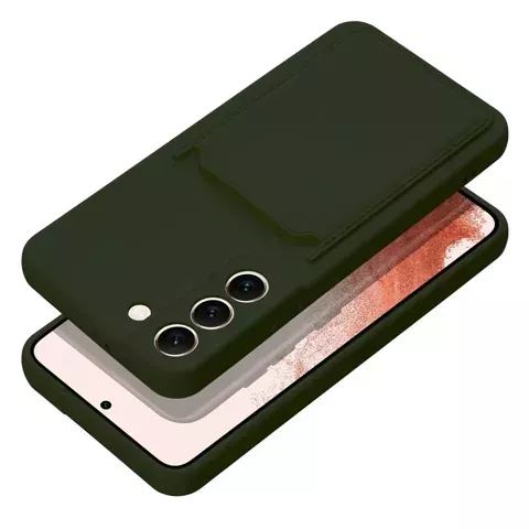 Etui futerał CARD CASE do Samsung Galaxy S24 Ultra zielony