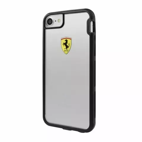 Etui na telefon Ferrari Hardcase iPhone 7/8 /SE 2020 / SE 2022 transparent Racing Shockproof