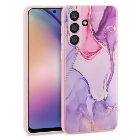 Etui na telefon Mood do Samsung Galaxy A54 5G Colorful Marble