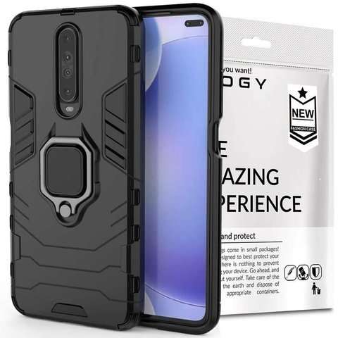 Etui obudowa Alogy Stand Ring Armor do Xiaomi Poco X2 czarne