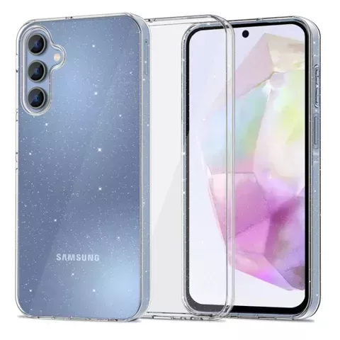 Etui obudowa Flexair do Samsung Galaxy A35 5G Glitter