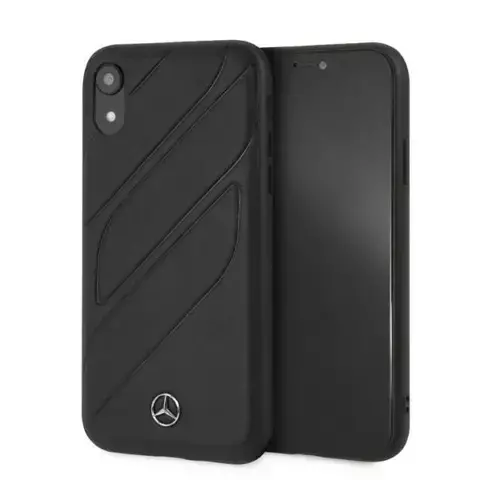 Etui ochronne Mercedes MEHCI61THLBK do Apple iPhone Xr 6,1" czarny/black hardcase New Organic I