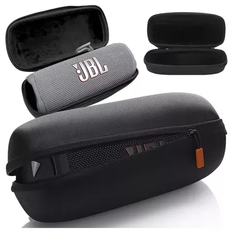 Etui ochronne case na głośnik do JBL Flip 2/3/4/5/6 Alogy Hard Case obudowa ochronna z karabińczykiem mocne Czarne