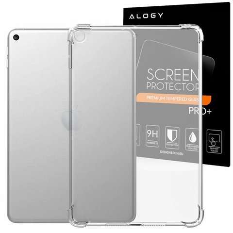 Etui pancerne ShockProof Alogy Case do Apple iPad 10.2 2019/2020/2021 clear + Szkło Alogy