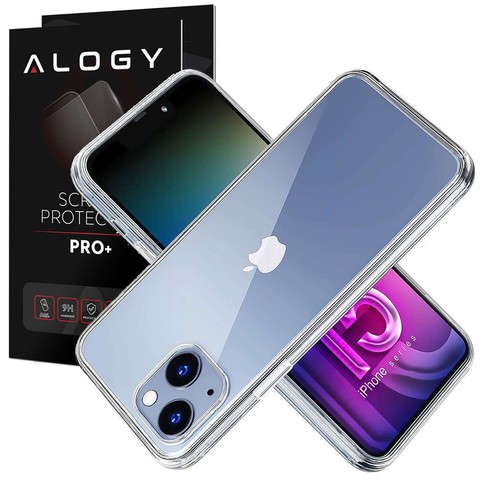 Etui pancerne do iPhone 15 Plus 3mk Armor Case Clear ochronne plecki przezroczyste + Szkło