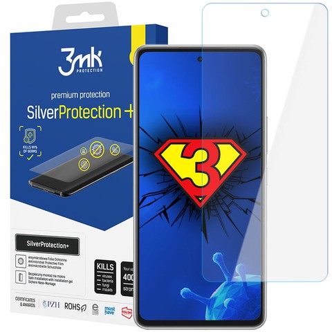 Folia antywirusowa na cały ekran Silver Protection 3mk 7H do Samsung Galaxy A53 5G