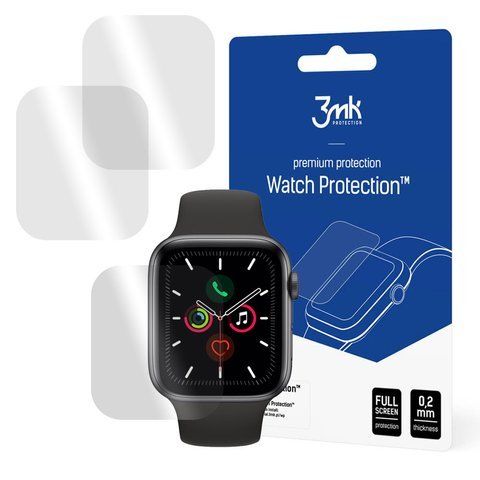 Folia ochronna 3mk x3 Protection do Apple Watch 4/5/6/SE 44mm
