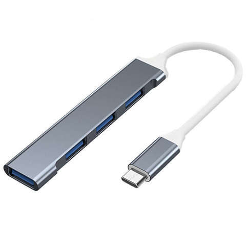 HUB Alogy USB-C na 4 porty USB 3.0 5GB/s Adapter rozdzielacz portów rozdzielnik koncentrator sieciowy