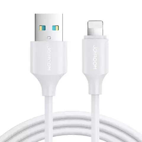 Joyroom kabel do ładowania / transmisji danych USB - Lightning 2.4A 1m biały (S-UL012A9)