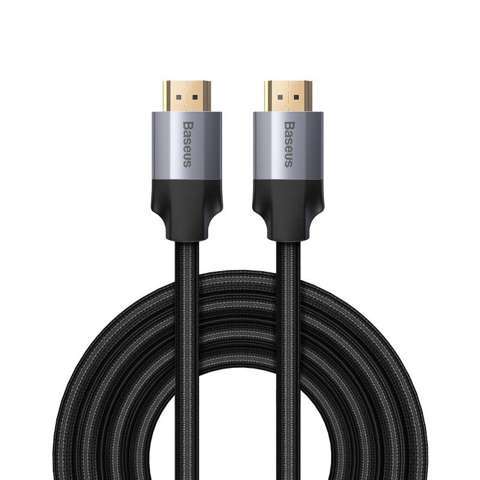 Kabel HDMI 2.0 Baseus Enjoyment Series, 4K, 3D, 3m (czarno-szary)