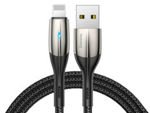 Kabel USB Baseus Horizontal LED Apple Lightning 50cm Black