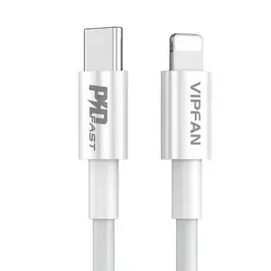 Kabel USB-C do Lightning Vipfan P01, 3A, PD, 1m (biały)