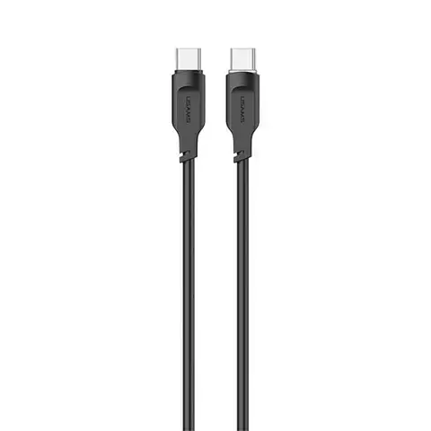 Kabel USMAS USB-C na USB-C PD Fast Charging 1.2m czarny