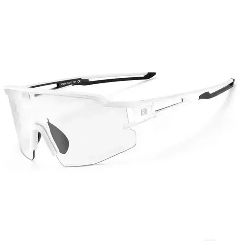 Okulary rowerowe Rockbros 10172 fotochromowe UV400 - białe