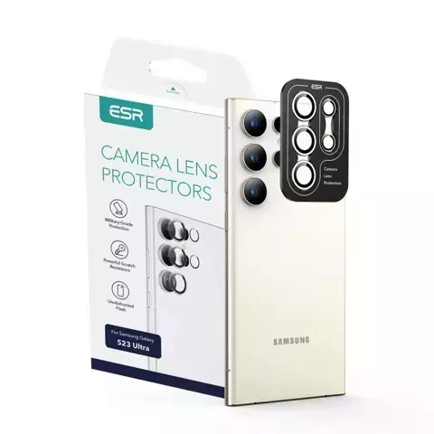 Osłona aparatu ESR Camera Protector do Samsung Galaxy S23 Ultra Clear