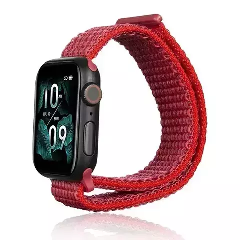 Pasek do smartwatcha Beline Nylon do Apple Watch 42/45/45/49mm czerwony /red
