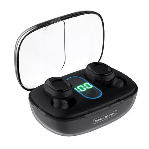 Słuchawki Bluetooth SOMOSTEL J15 Earbuds TWS Czarny LED