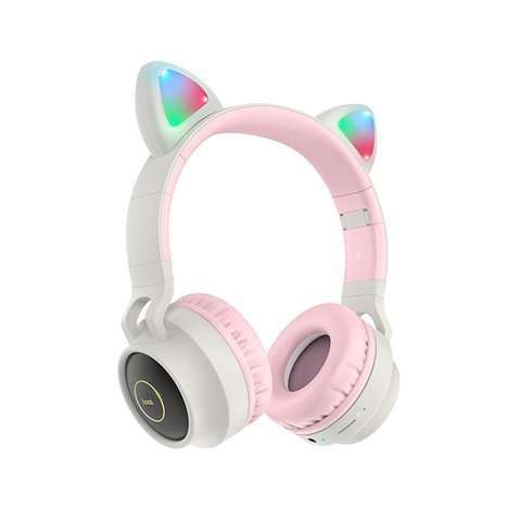 Słuchawki bezprzewodowe HOCO W27 Cat Ear Wireless Grey