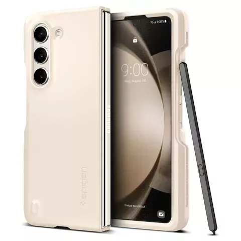 Spigen Thin Fit Pen Galaxy Z Fold 5 Pearled Ivory