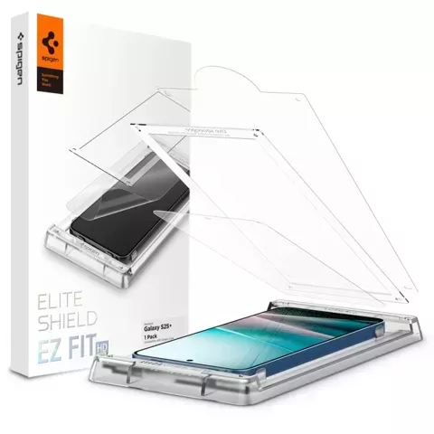 Szkło Hybrydowe do Samsung Galaxy S25+ Plus Spigen Elite Shield "EZ Fit" HD Clear