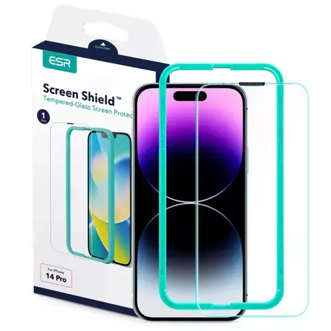 Szkło hartowane ESR Screen Shield do Apple iPhone 14 Pro Clear