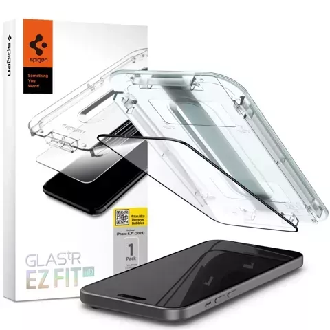 Szkło hartowane Spigen Glas.tR ”Ez Fit” FC do Apple iPhone 15 Plus Black