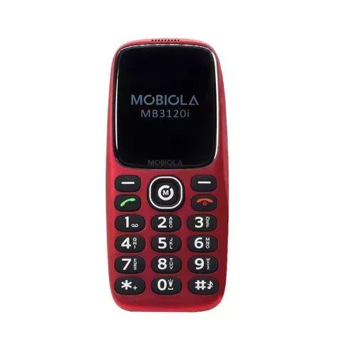 Telefon GSM Mobiola MB3120i Czerwony 2G z przyciskiem SOS dla seniora