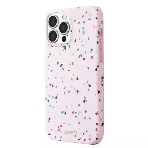 UNIQ etui Coehl Terrazzo iPhone 13 Pro / 13 6,1" różowy/blush pink