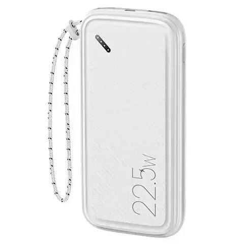 USAMS Powerbank PB56 10000mAh 22.5W 2xQC3.0+PD Fast Charge biały/white 10KCD15102 (US-CD151)