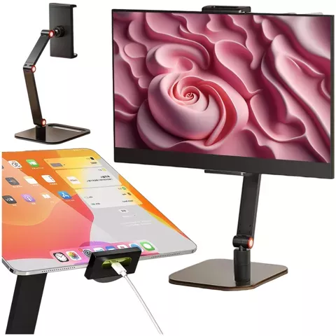 Uchwyt stojak na tablet Alogy 360 Desk Holder do Tabletu Telefonu Monitora Czarny