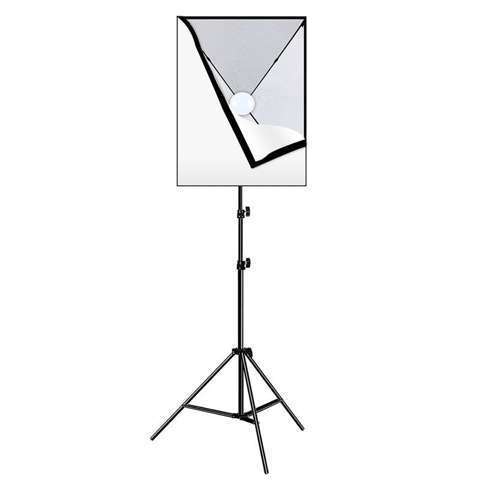 Zestaw studyjny Softbox LED Puluz 50x70cm, statyw, żarówka LED 1 szt PU5070EU