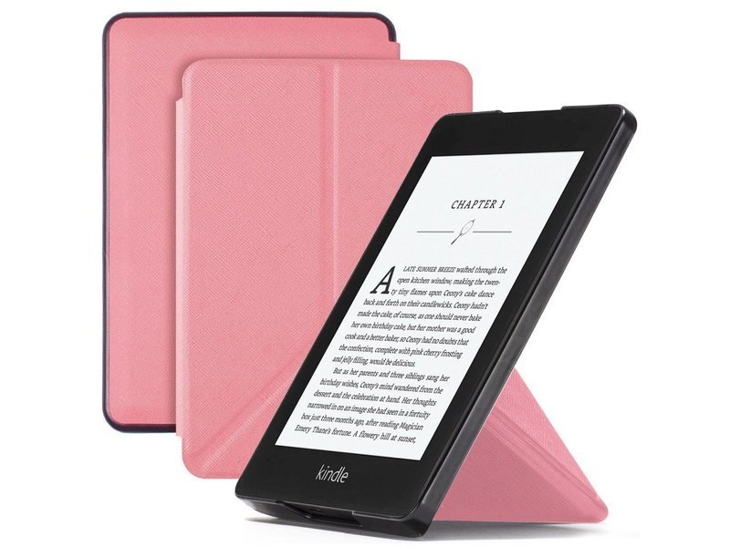 ⚡ Różowe Etui Origami Kindle Paperwhite 4 z rysikiem Różowy ⚡ Sklep   ⚡