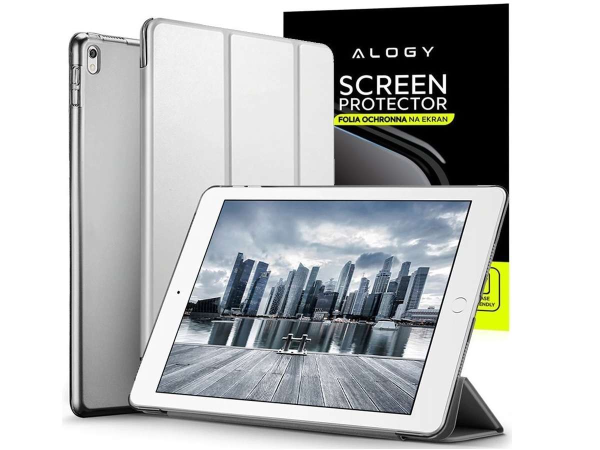 Etui Alogy Smart Case do iPad Pro 10.5 / Air 3 2019 szare + FOLIA