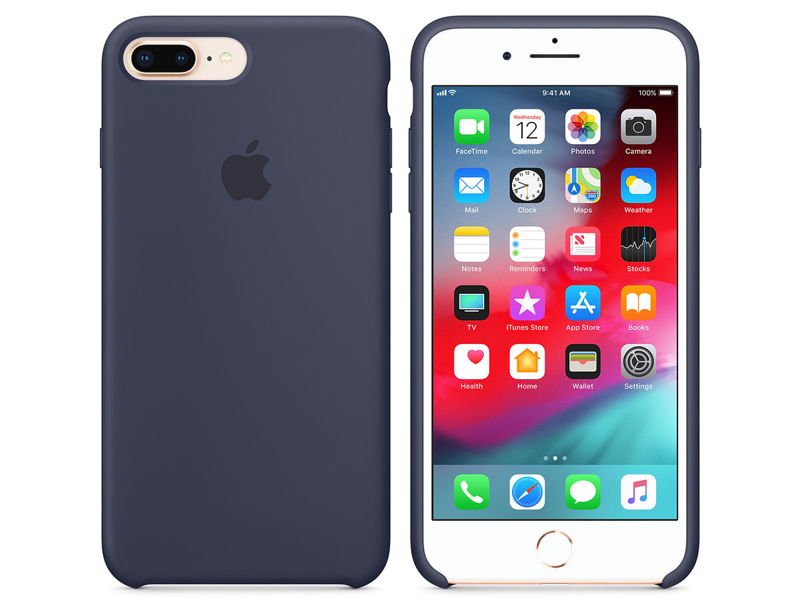 Etui Apple silicone case iPhone 7 Plus / 8 Plus MQH02ZM/A Blue Cobalt