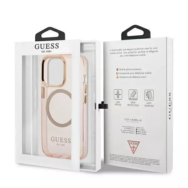CG MOBILE Guess 4G Triangle Wallet Cardslot with Magsafe Compatible for  iPhone 12 Pro Max, 12/12 Pro