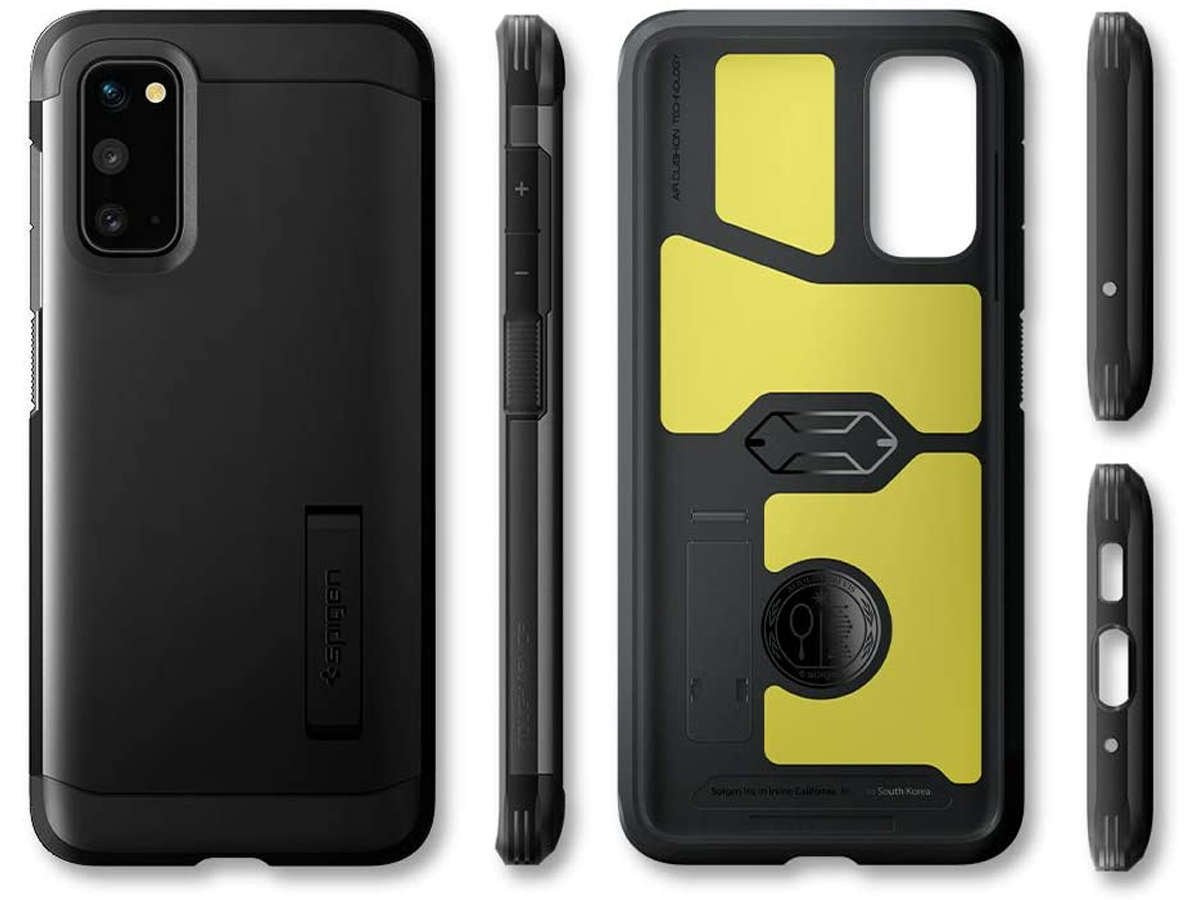Etui Spigen Tough Armor do Samsung Galaxy S20 FE Black 4kom.pl