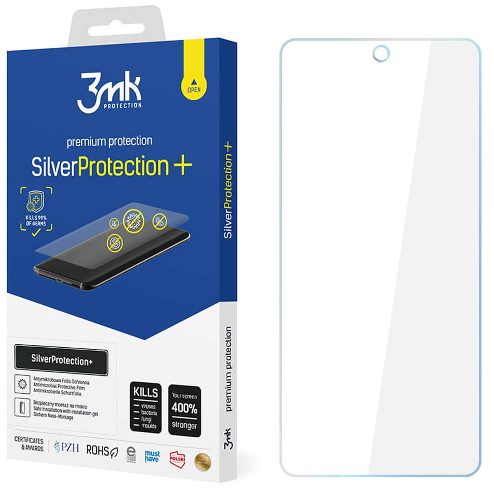 Folia antywirusowa na cały ekran Silver Protection 3mk 7H do Redmi Note  11s/ 11 4G/ Poco M4 Pro 4G 