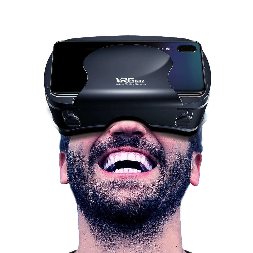 løber tør For en dagstur Alert Okulary gogle VR VRG PRO 3D wirtualna rzeczywistość na telefon 3.5-7"  Czarne + Gamepad Generic - 4kom.pl
