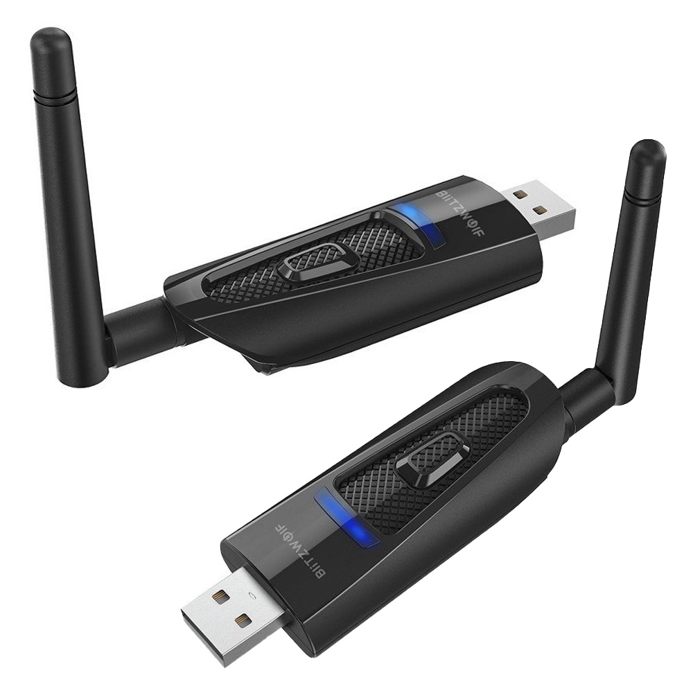 Transmiter nadajnik Bluetooth 5.0 BlitzWolf Pro USB + mini jack 3.5mm do PC TV 4kom.pl