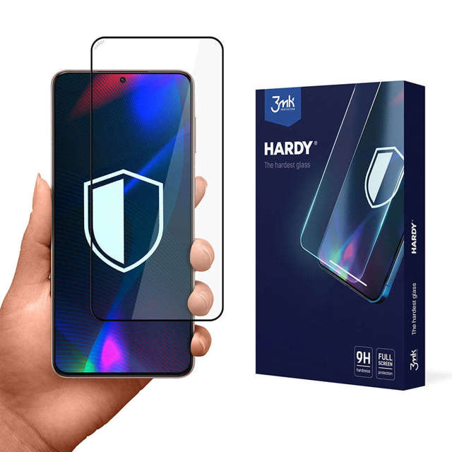 3mk Szkło hartowane ochronne do etui Hardy 9H do Samsung Galaxy S22 Plus Czarne
